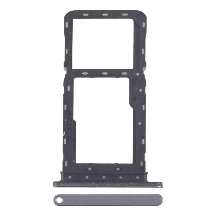 For Lenovo XiaoXin Pad 11 inch 2024 TB331FU 4G Version SIM Card Tray + Micro SD Card Tray (Black Grey)