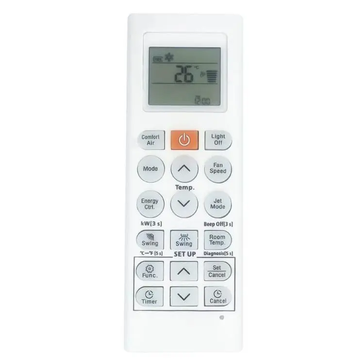 For LG Air Conditioner AKB75415310 Replacement Remote Control(White)