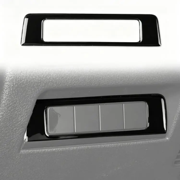 For Mazda CX-50 2022-2024 Car Headlight Switch Panel Sticker, Left Hand Drive(Black)