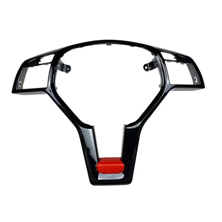 For Mercedes-Benz A W176 / C W204 Steering Wheel Modification Decals(Black Red)