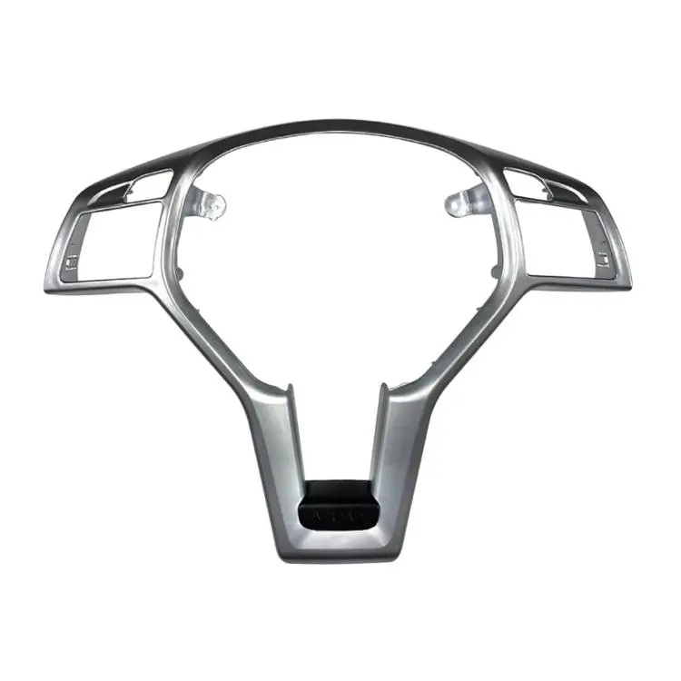 For Mercedes-Benz A W176 / C W204 Steering Wheel Modification Decals(Silver Black)