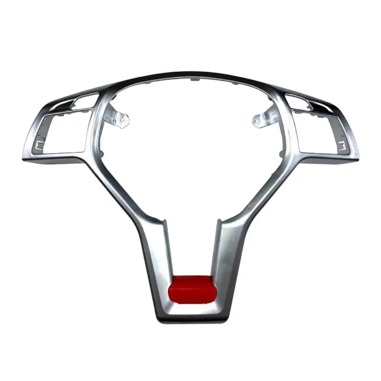 For Mercedes-Benz A W176 / C W204 Steering Wheel Modification Decals(Silver Red)