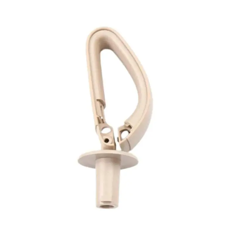 For Mercedes-Benz S-Class W222 / 213 / 463 Left-Hand Drive Rear Seat Belt Guide Device(Satinized Beige Middle)