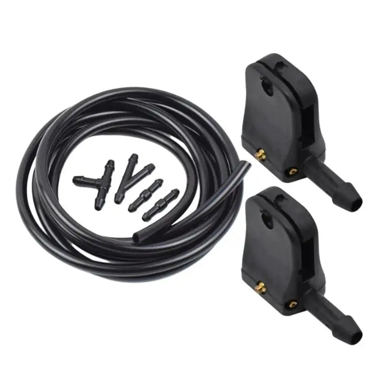 For Mercedes-Benz Sprinter W638 Windshield Wiper Washer Nozzle(2 x Nozzle + 6 x Connector + Pipe 2m)