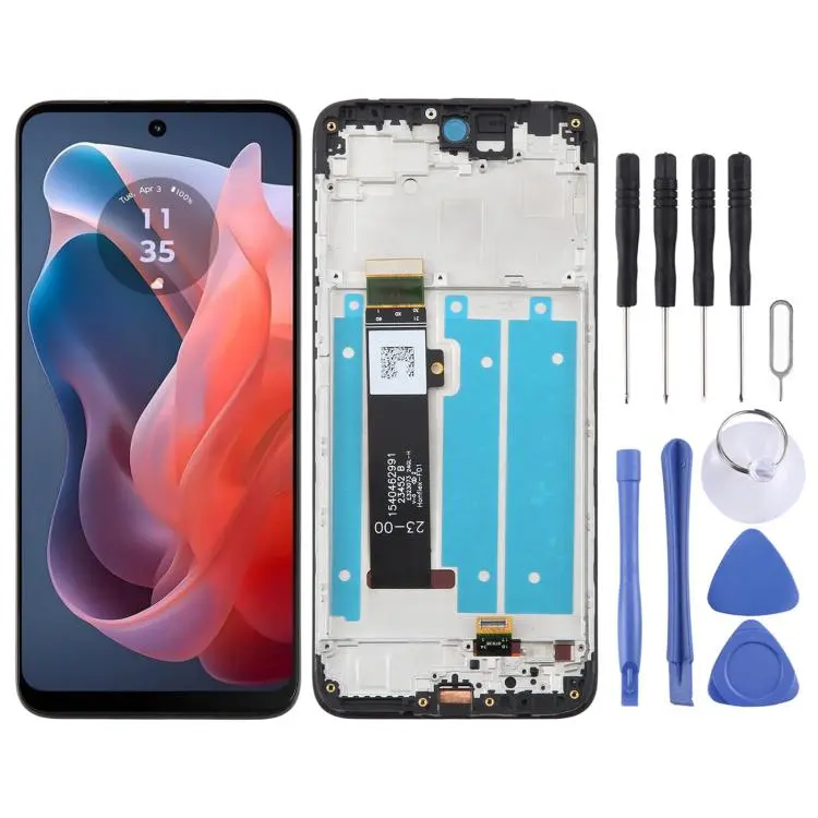 For Motorola Moto G Play 2024 OEM LCD Screen Digitizer Full Assembly with Frame