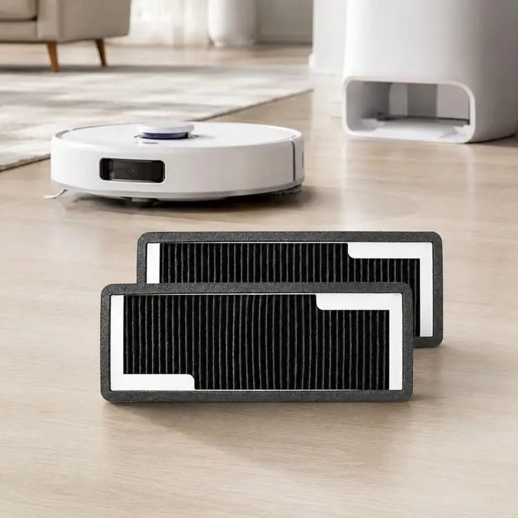 For Narwal J5 Robot Vacuum Cleaner Replacement Parts, 2pcs Activated Carbon Filter