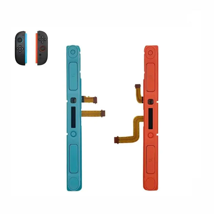For Nintendo Switch 2 Joy-Con Controller Metal Slider Rail Replacement with Flex Cable Left & Right