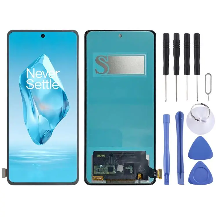 For OnePlus 12R Curved to Straight TFT LCD Screen With Digitizer Full Assembly, Not Supporting Fingerprint Identification