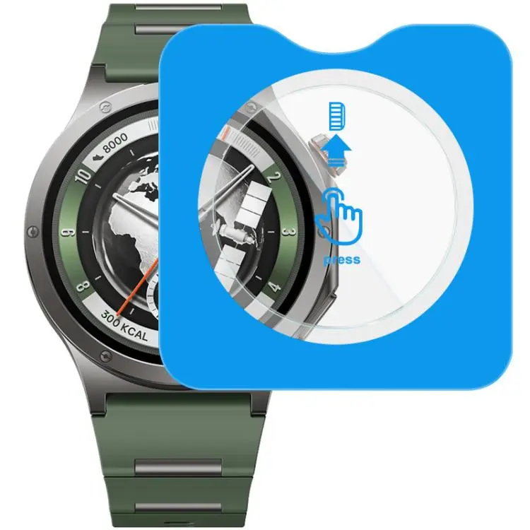 For OnePlus Watch 4 imak Tempered Glass Watch Film, Self-positioning Version