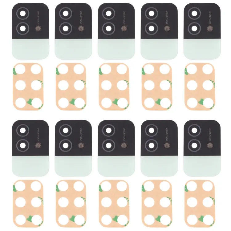 For OPPO Realme Narzo 50i RMX3235 10pcs Back Camera Lens (Green)