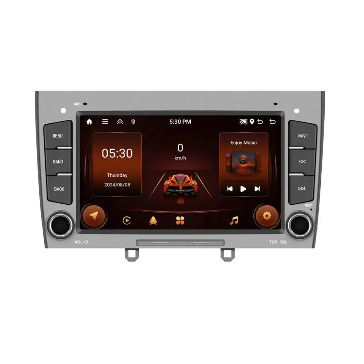 For Peugeot 408 2010-2024 Car Stereo Radio Wireless CarPlay Android Auto 7 inch Touchscreen Player, Memory