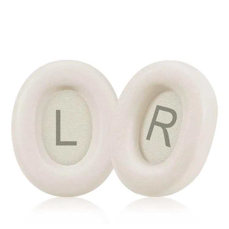 For QCY H4 Headphone 1pair Replacement Ear Pads Soft Foam Ear Cushions Protein Leather Light Gold