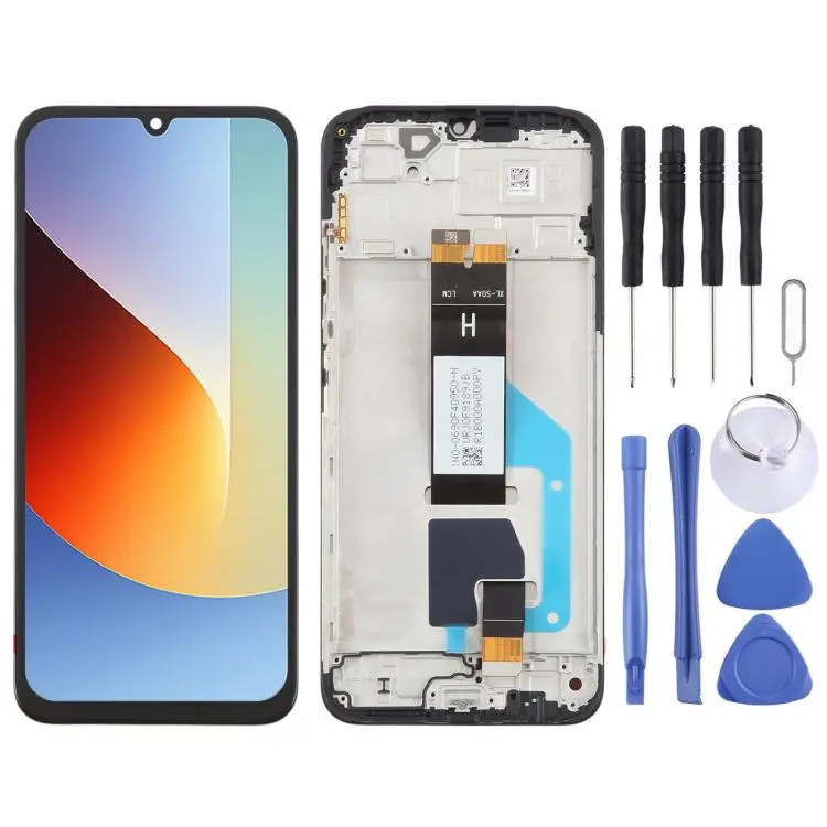 For Redmi A7 Pro 4G Original LCD Screen Digitizer Full Assembly with Frame