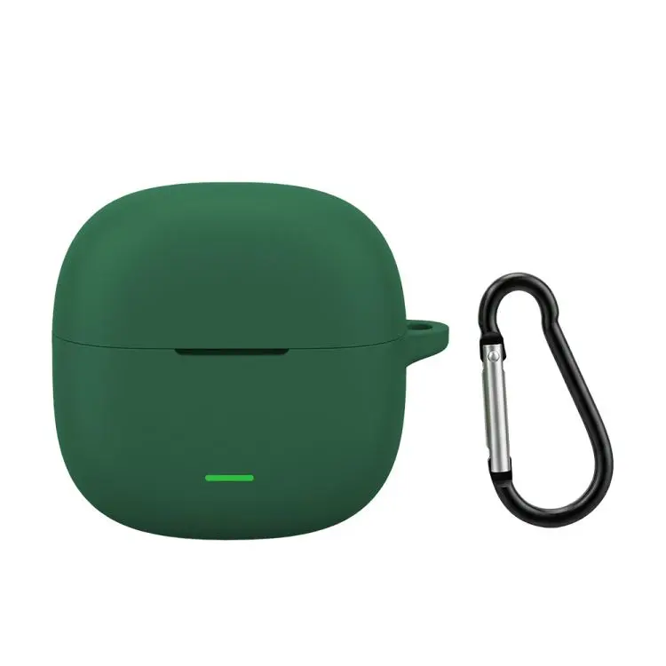 For Redmi Buds 8 Active Silicone Earphone Protective Case(Dark Green)