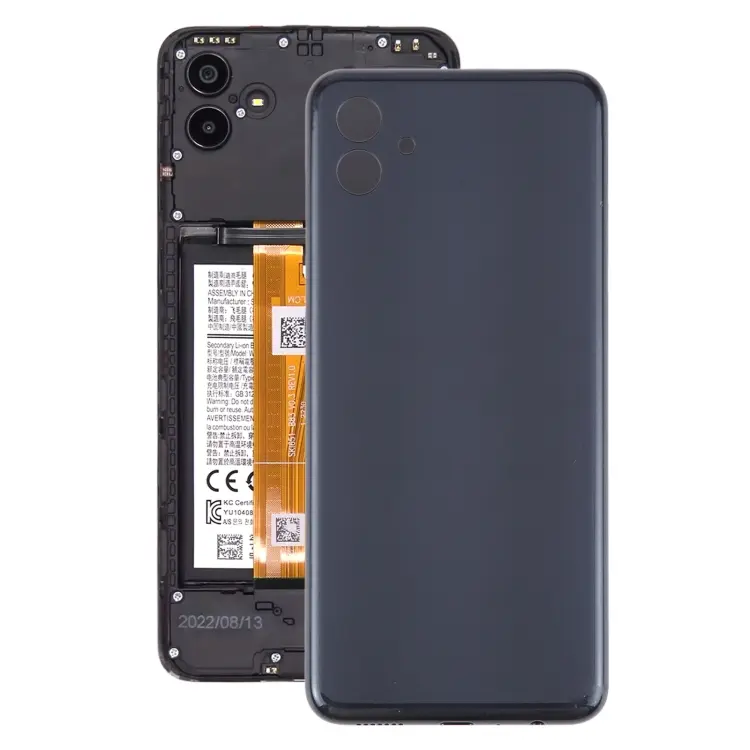 For Samsung Galaxy A04 SM-A045F Battery Back Cover(Black)