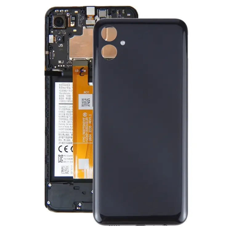 For Samsung Galaxy A04e SM-A042F Battery Back Cover(Black)