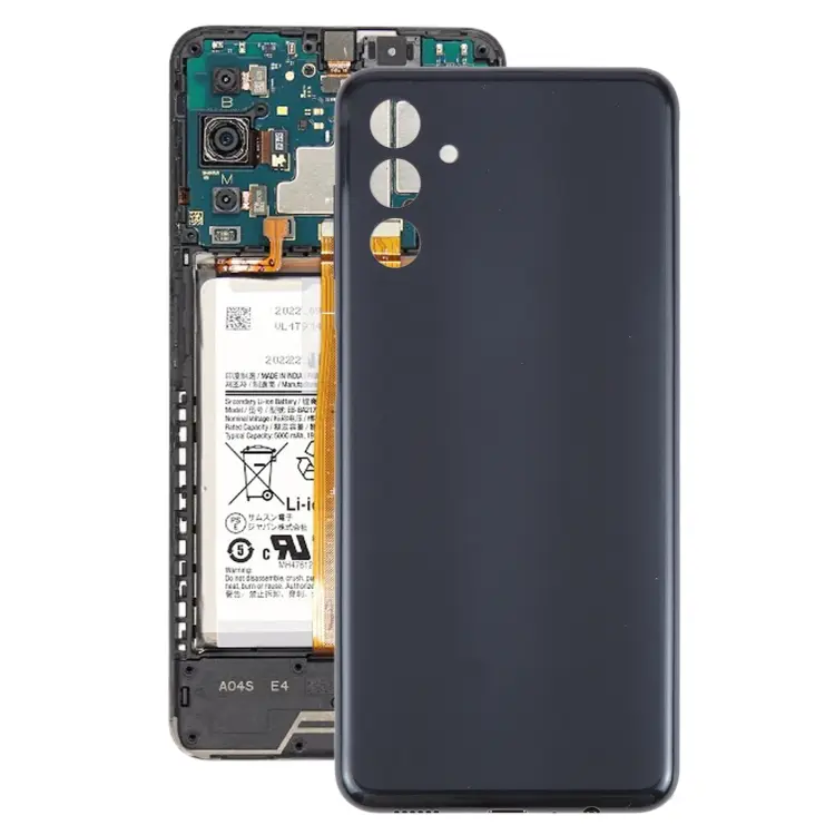 For Samsung Galaxy A04s SM-A047F Battery Back Cover(Black)