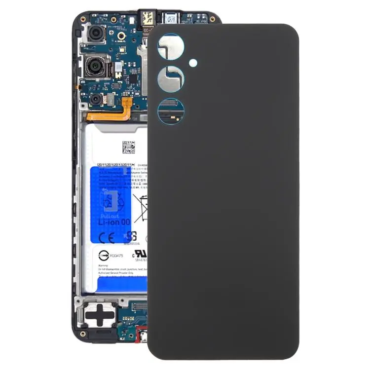 For Samsung Galaxy A05s SM-A057F Back Cover(Black)