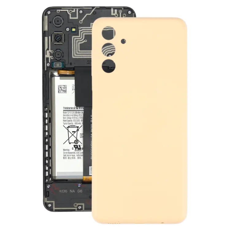 For Samsung Galaxy A13 5G SM-A136B Battery Back Cover(Orange)