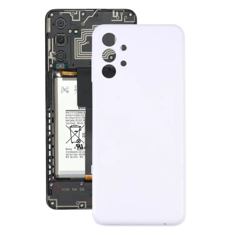 For Samsung Galaxy A13 SM-A135 Battery Back Cover (White)