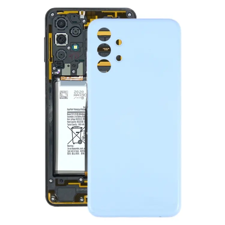 For Samsung Galaxy A13 SM-A137F Battery Back Cover(Blue)
