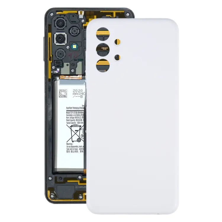 For Samsung Galaxy A13 SM-A137F Battery Back Cover(White)