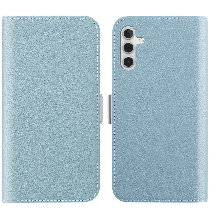 For Samsung Galaxy A14 5G Candy Color Litchi Texture Leather Phone Case(Light Blue)
