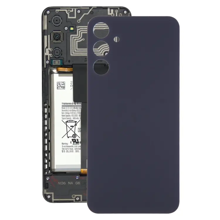 For Samsung Galaxy A15 SM-A155F Battery Back Cover(Black)