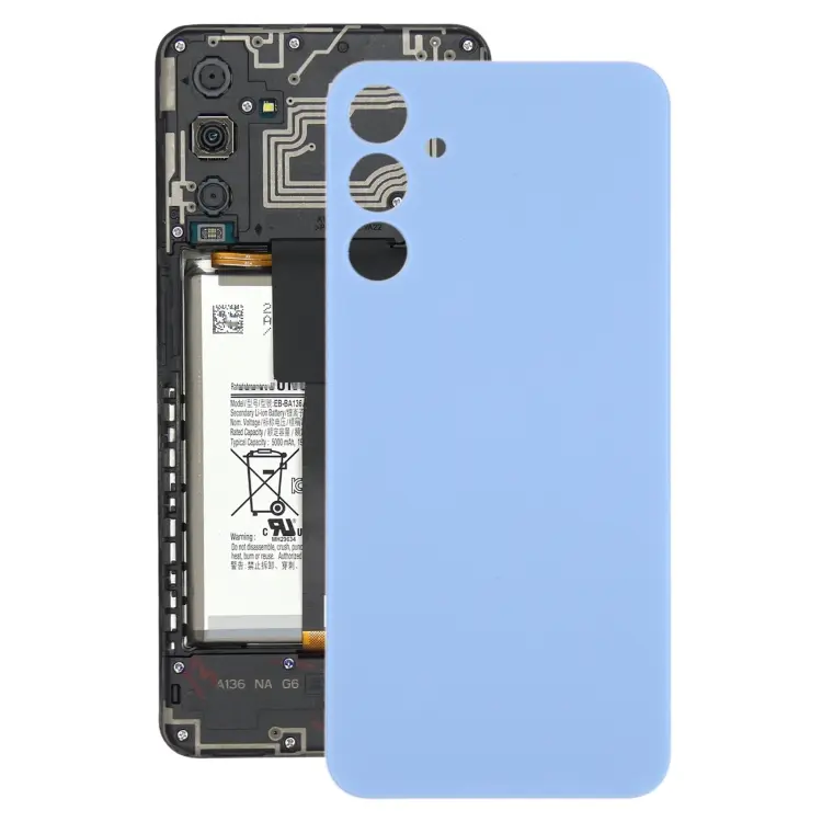 For Samsung Galaxy A15 SM-A155F Battery Back Cover(Blue)