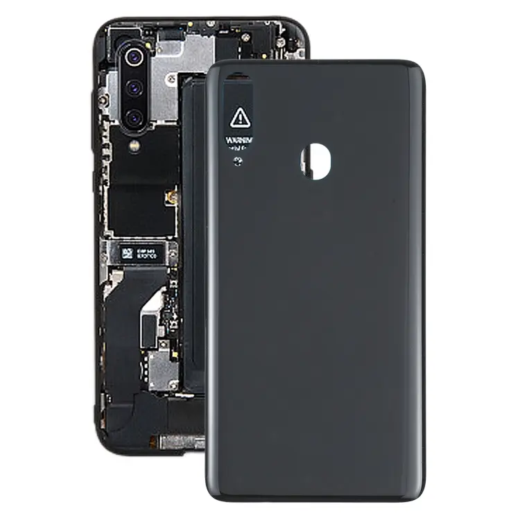 For Samsung Galaxy A20s Battery Back Cover (Black)