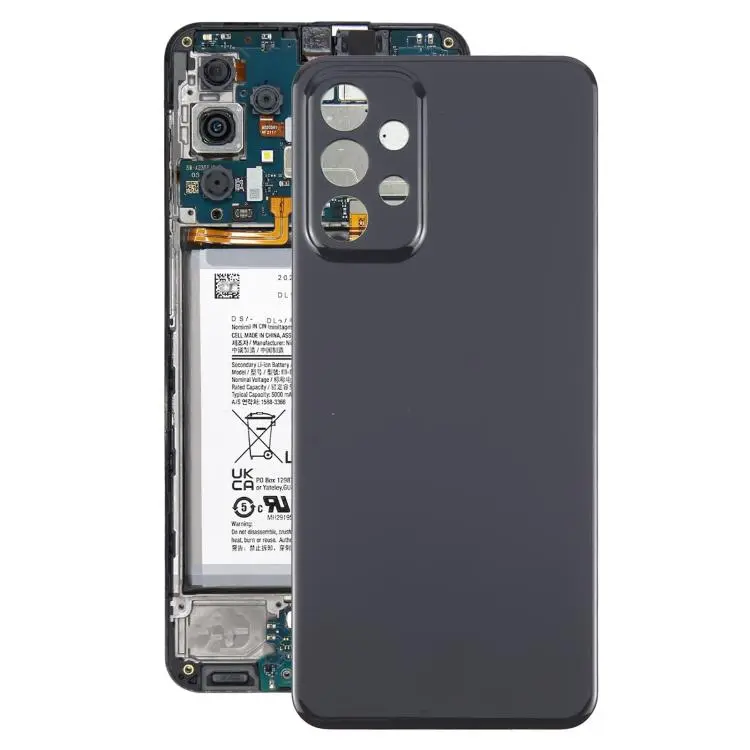 For Samsung Galaxy A23 4G SM-A235F Back Cover(Black)