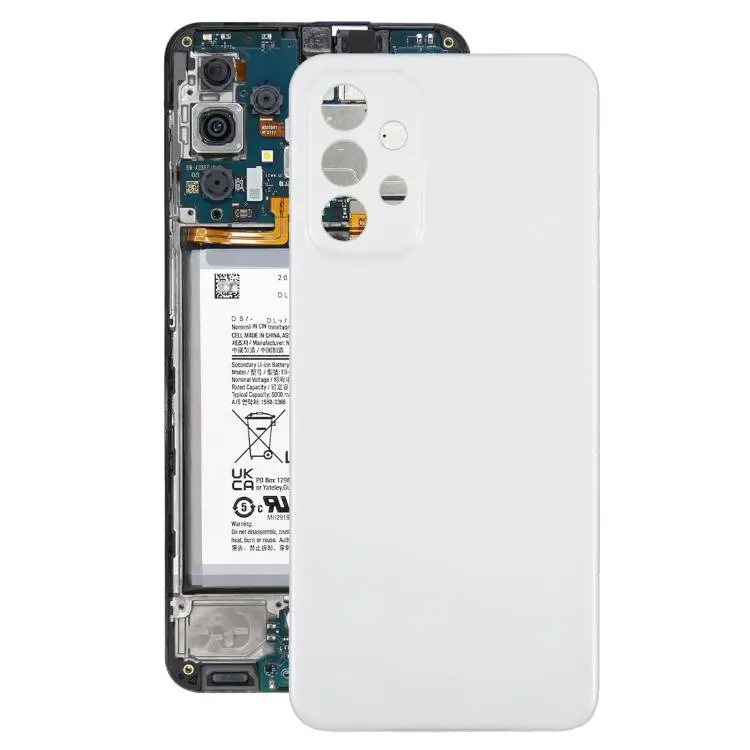 For Samsung Galaxy A23 4G SM-A235F Back Cover(White)