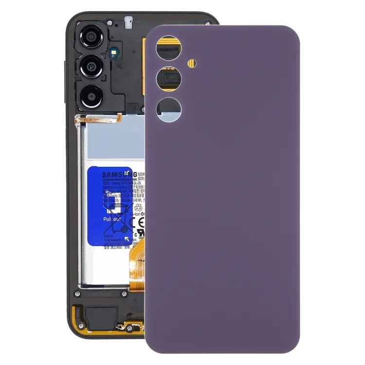 For Samsung Galaxy A24 4G SM-A245F Battery Back Cover(Dark Red)