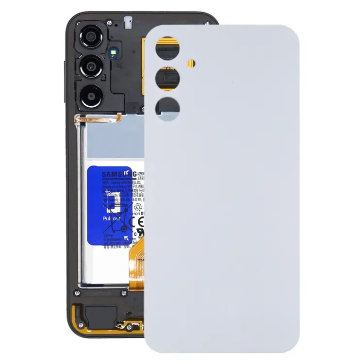 For Samsung Galaxy A24 4G SM-A245F Battery Back Cover(Silver)