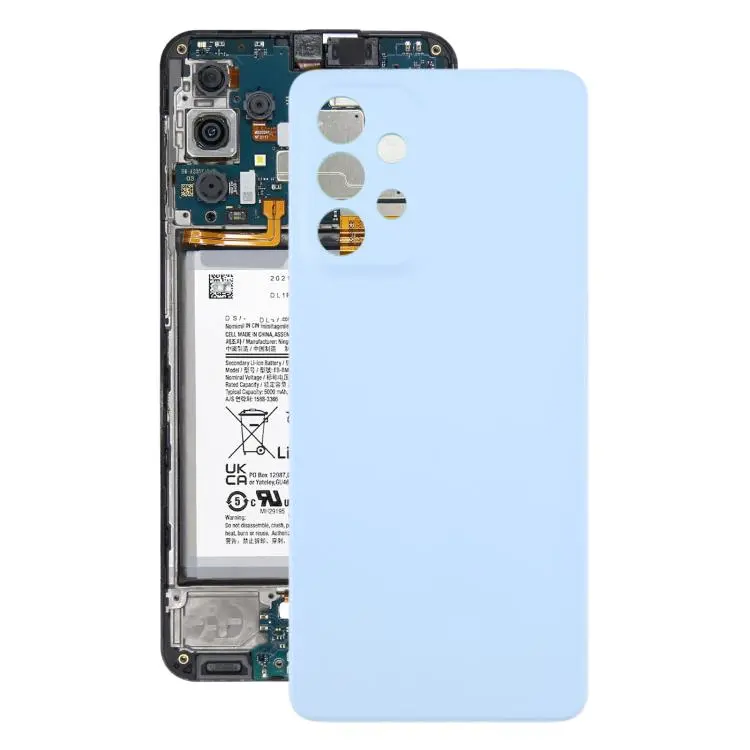 For Samsung Galaxy A33 SM-A336B Back Cover(Blue)