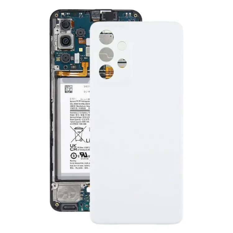 For Samsung Galaxy A33 SM-A336B Back Cover(White)