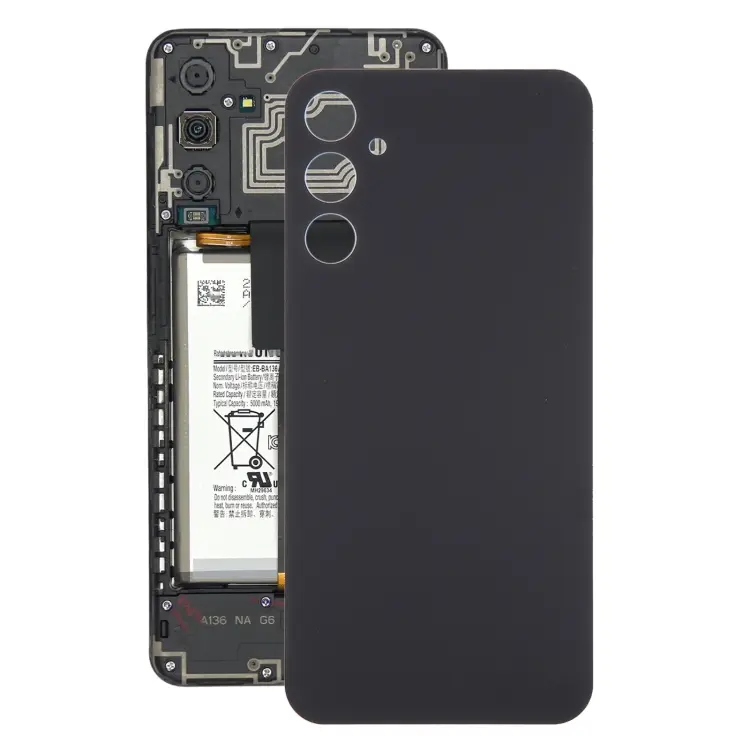 For Samsung Galaxy A34 SM-A346B Battery Back Cover(Black)