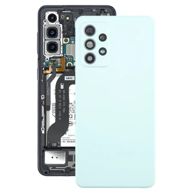For Samsung Galaxy A52 5G / A52 4G Battery Back Cover with Camera Lens Frame(Green)