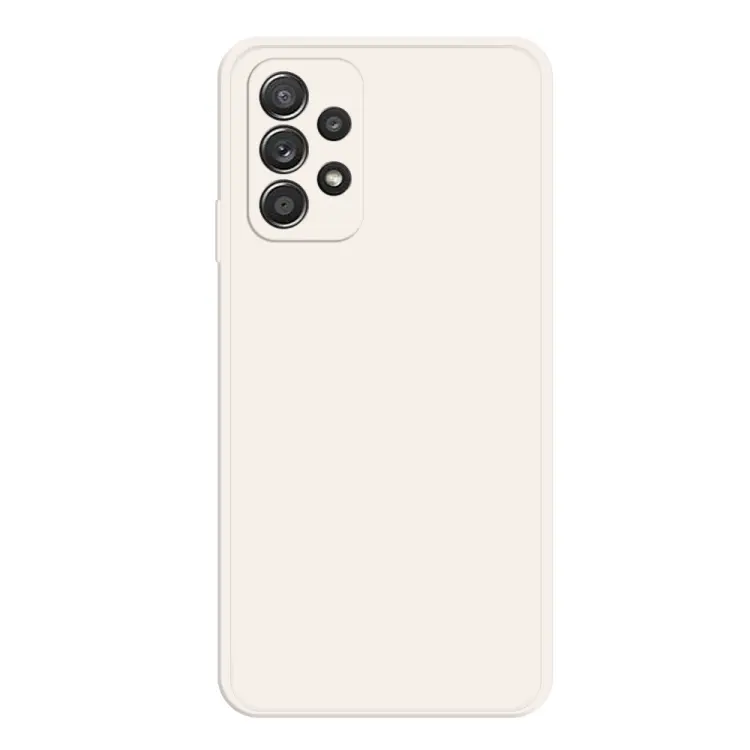 For Samsung Galaxy A52/A52s 5G Imitation Liquid Silicone Phone Case(White)