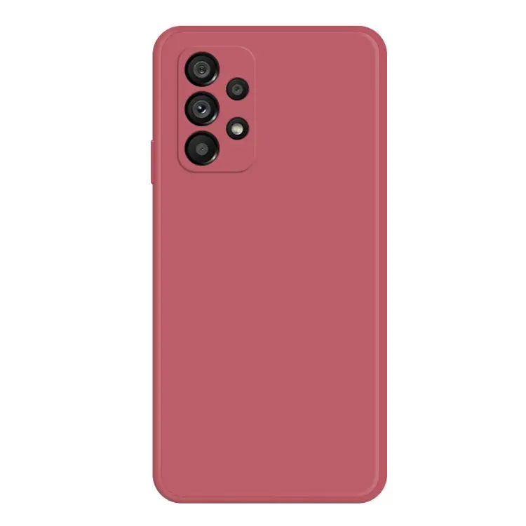 For Samsung Galaxy A53 5G Imitation Liquid Silicone Phone Case(Red)