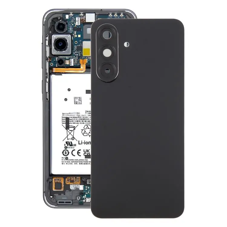 For Samsung Galaxy A56 SM-A566B OEM Battery Back Cover with Camera Lens Frame(Black)
