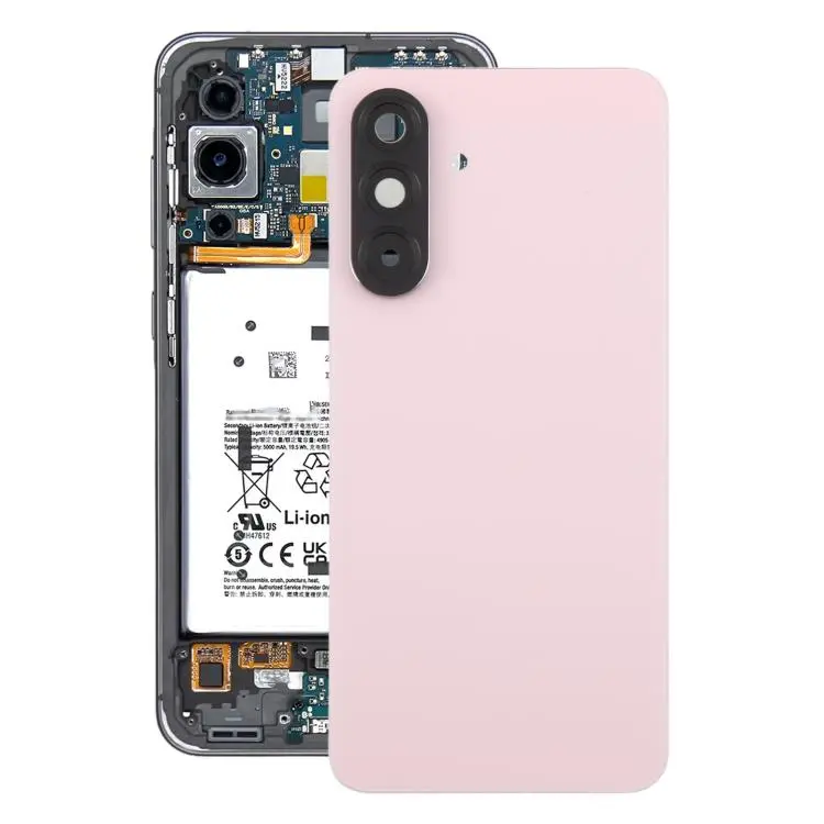 For Samsung Galaxy A56 SM-A566B OEM Battery Back Cover with Camera Lens Frame(Pink)