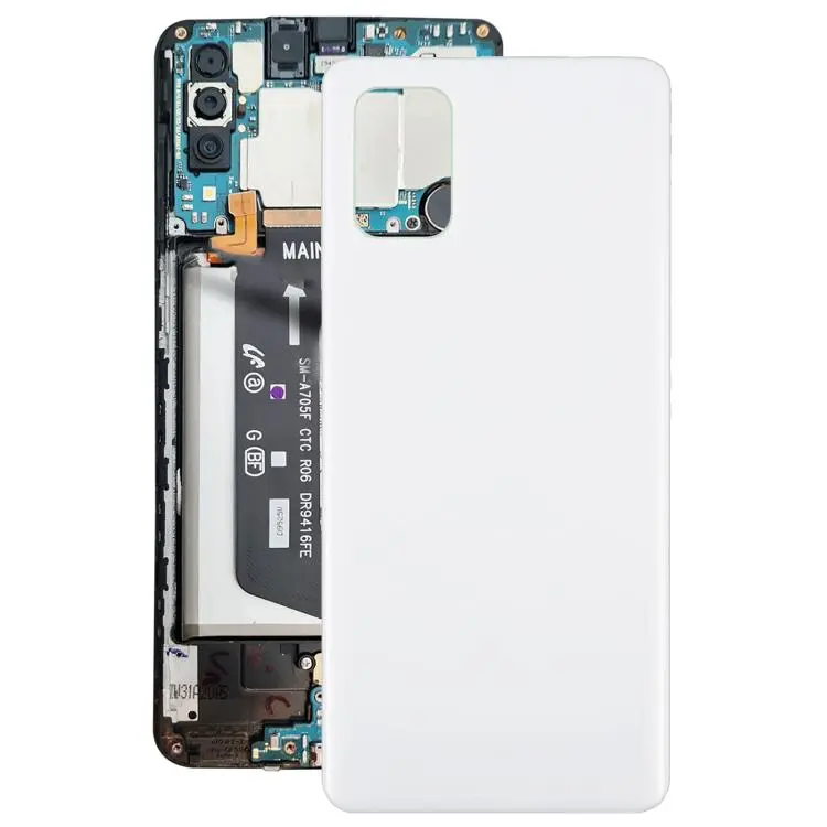 For Samsung Galaxy A71 4G SM-A715F Back Cover(White)