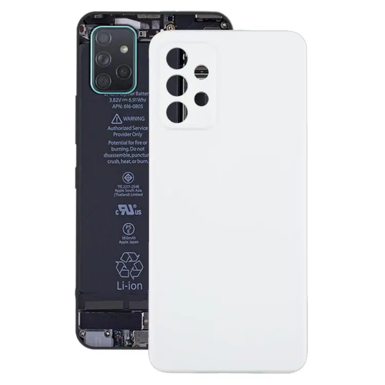 For Samsung Galaxy A72 4G SM-A725F Back Cover(White)