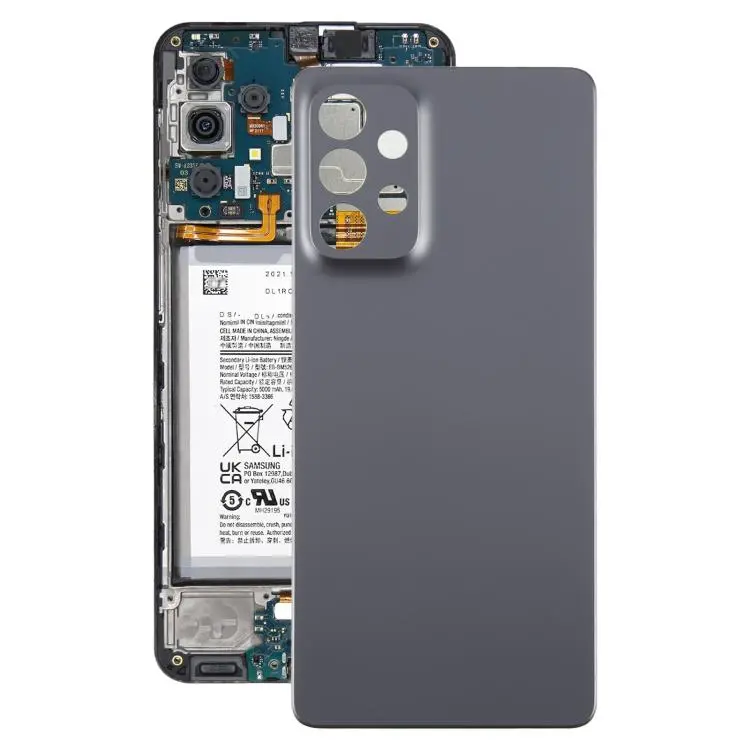 For Samsung Galaxy A73 SM-A736B Back Cover(Gray)