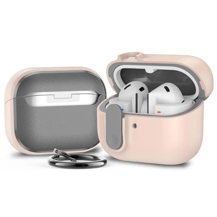 For Samsung Galaxy Buds3 / 3 Pro XDcase Armor Full-body Earphone Case with Hook & Security Lock(Pink)