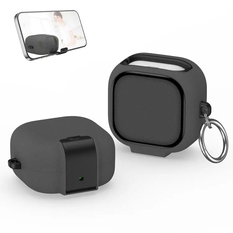 For Samsung Galaxy Buds4 / 4 Pro XDcase Armor Full-body Earphone Case with Hook & Security Lock(Grey)