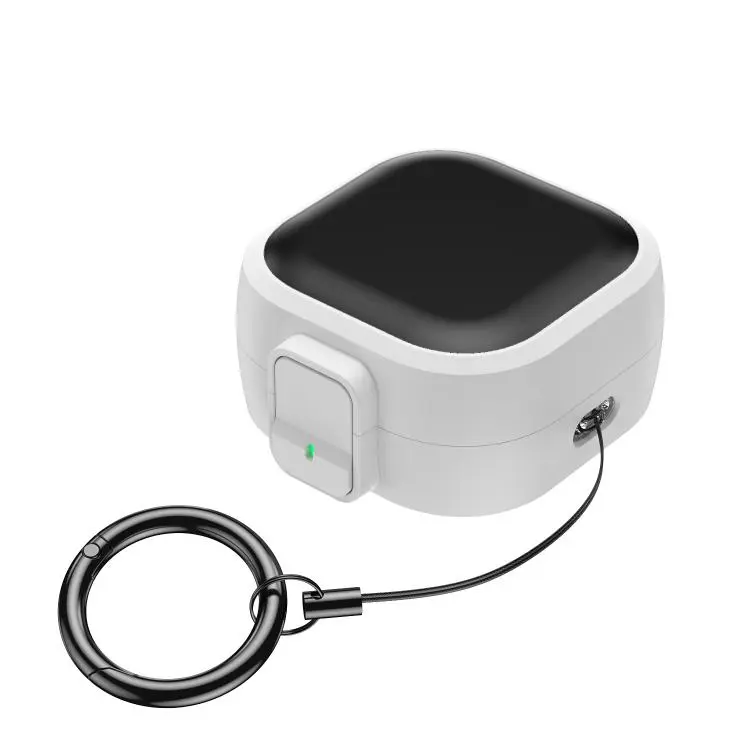 For Samsung Galaxy Buds4 / Buds4 Pro Solid Color Snap Closure PC Earphones Protective Case(White)