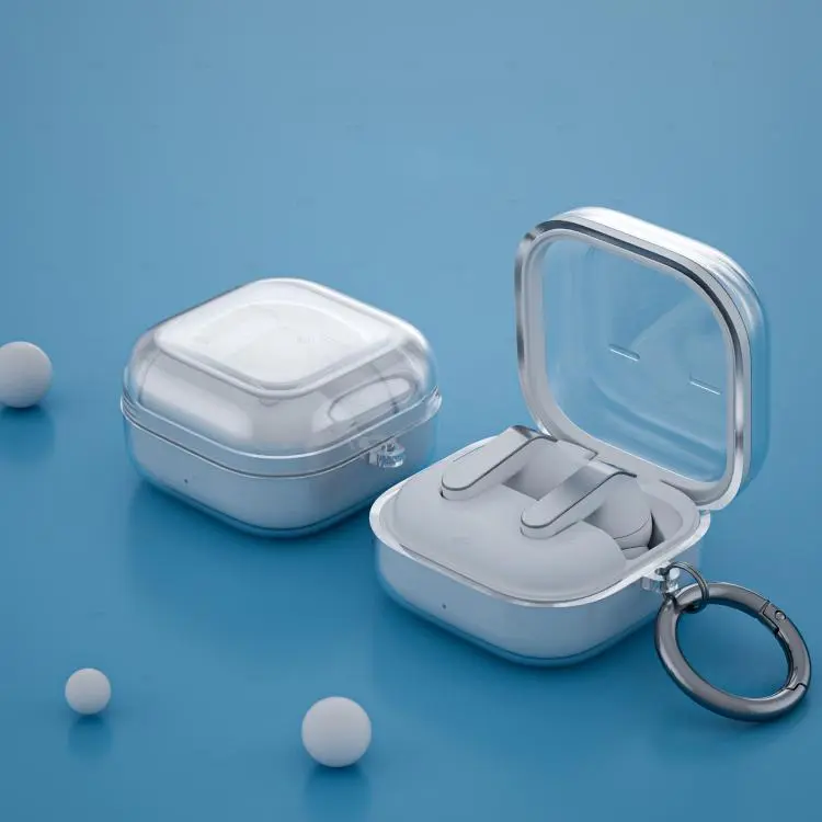 For Samsung Galaxy Buds4 pro Transparent Bluetooth Earphone Case(Transparent)