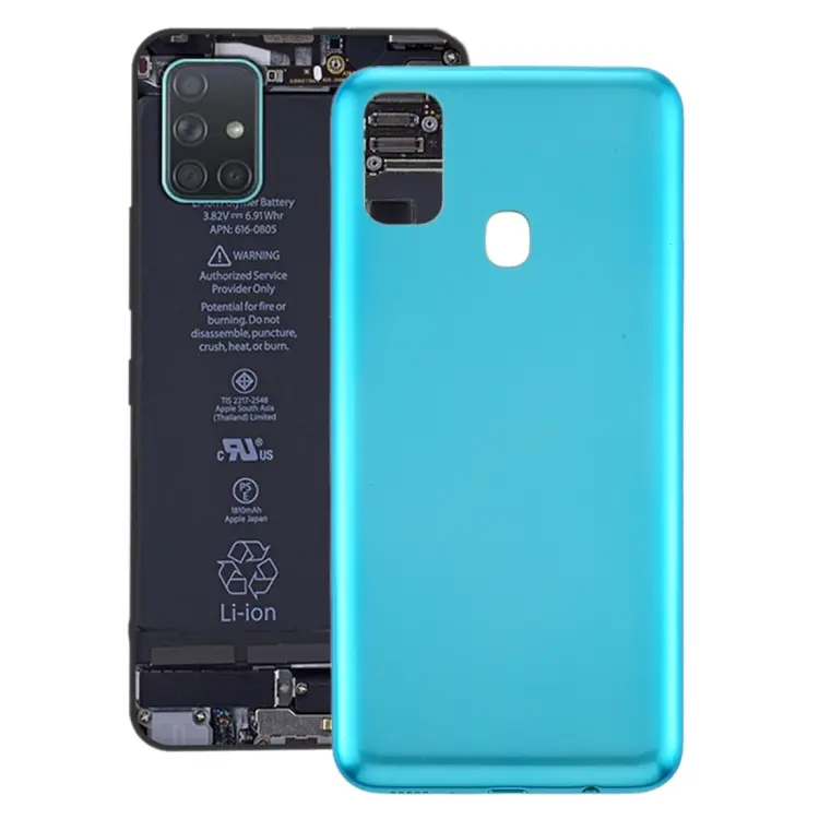 For Samsung Galaxy M21 SM-M215F Battery Back Cover (Baby Blue)